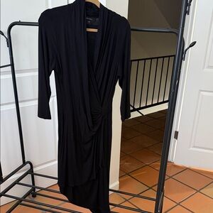 Karen Kane Elegant Black Long Sleeve Dress